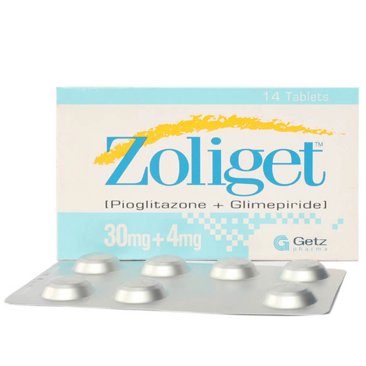 Zoliget 30mg 4mg Tablets